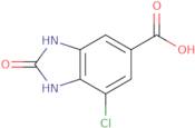 7-Chloro-2-oxo-2,3-dihydro-1H-1,3-benzodiazole-5-carboxylic acid