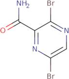 3,6-dibromopyrazine-2-carboxamide