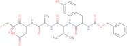 6-Fluoro-3-[[(2S)-2-[[(2S)-2-[[(2S)-3-(4-hydroxyphenyl)-2-(phenylmethoxycarbonylamino)propanoyl]amino]-3-methylbutanoyl]amino]propan oyl]amino]-4,5-dioxohexanoic acid