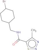 N-[(4-Bromocyclohexyl)methyl]-4-methyl-1,2,3-thiadiazole-5-carboxamide