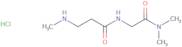 N-[(Dimethylcarbamoyl)methyl]-3-(methylamino)propanamide hydrochloride