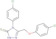 5-(4-Chlorophenoxymethyl)-4-(4-chlorophenyl)-4H-1,2,4-triazole-3-thiol