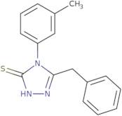 5-Benzyl-4-(3-methylphenyl)-4H-1,2,4-triazole-3-thiol