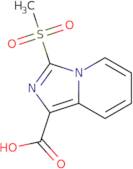 3-Methanesulfonylimidazo[1,5-a]pyridine-1-carboxylic acid