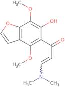 3-(Dimethylamino)-1-(6-hydroxy-4,7-dimethoxy-1-benzofuran-5-yl)prop-2-en-1-one