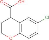 6-Chloro-3,4-dihydro-2H-1-benzopyran-4-carboxylic acid