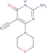 2-Amino-4-hydroxy-6-(morpholin-4-yl)pyrimidine-5-carbonitrile