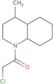 2-Chloro-1-(4-methyl-decahydroquinolin-1-yl)ethan-1-one