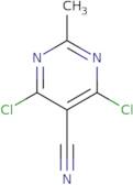4,6-dichloro-2-methylpyrimidine-5-carbonitrile