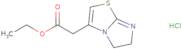 Ethyl 2-{5H,6H-imidazo[2,1-b][1,3]thiazol-3-yl}acetate hydrochloride