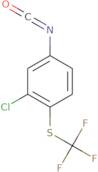 2-Chloro-4-isocyanato-1-[(trifluoromethyl)thio]benzene