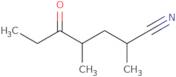 2,4-Dimethyl-5-oxoheptanenitrile