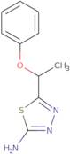 5-(1-Phenoxy-ethyl)-[1,3,4]thiadiazol-2-yl-amine