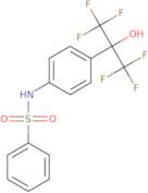 N-[4-(1,1,1,3,3,3-Hexafluoro-2-hydroxypropan-2-yl)phenyl]benzenesulfonamide