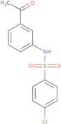 N-(3-Acetylphenyl)-4-chlorobenzene-1-sulfonamide