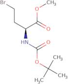 Methyl (S)-2-(boc-amino)-4-bromobutyrate