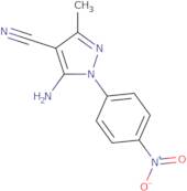 5-Amino-4-cyano-3-methyl-1-(4-nitrophenyl)pyrazole