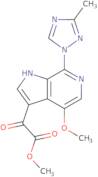 Methyl 2-(4-methoxy-7-(3-methyl-1H-1,2,4-triazol-1-yl)-1H-pyrrolo[2,3-c]pyridin-3-yl)-2-oxoacetate