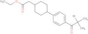 ethyl 2-{4-[4-(2-bromo-2-methylpropanoyl)phenyl]cyclohexyl}acetate