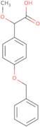 2-[4-(Benzyloxy)phenyl]-2-methoxyacetic acid