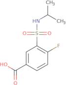 4-Fluoro-3-[(propan-2-yl)sulfamoyl]benzoic acid