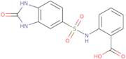 2-(2-Oxo-2,3-dihydro-1H-1,3-benzodiazole-5-sulfonamido)benzoic acid