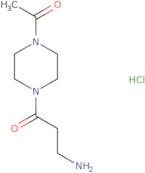 1-(4-Acetylpiperazin-1-yl)-3-aminopropan-1-one