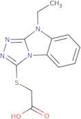 (9-Ethyl-9H-benzo[4,5]imidazo-[2,1-c][1,2,4]triazol-3-ylsulfanyl)-acetic acid