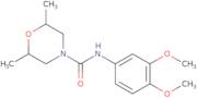 N-(3,4-Dimethoxyphenyl)-2,6-dimethylmorpholine-4-carboxamide