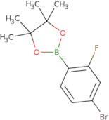 4-Bromo-2-fluorophenylboronic acid Pinacol Ester