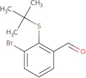 3-Bromo-2-(tert-butylsulfanyl)benzaldehyde