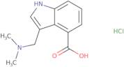 3-[(Dimethylamino)methyl]-1H-indole-4-carboxylic acid hydrochloride