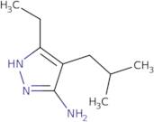 3-Ethyl-4-(2-methylpropyl)-1H-pyrazol-5-amine