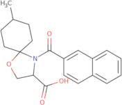 8-Methyl-4-(naphthalene-2-carbonyl)-1-oxa-4-azaspiro[4.5]decane-3-carboxylic acid