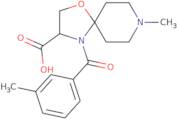 8-Methyl-4-(3-methylbenzoyl)-1-oxa-4,8-diazaspiro[4.5]decane-3-carboxylic acid