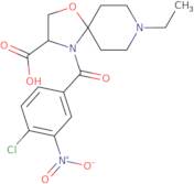 4-(4-Chloro-3-nitrobenzoyl)-8-ethyl-1-oxa-4,8-diazaspiro[4.5]decane-3-carboxylic acid