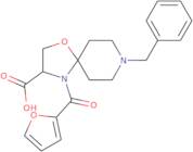 8-Benzyl-4-(furan-2-carbonyl)-1-oxa-4,8-diazaspiro[4.5]decane-3-carboxylic acid