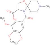 8-Methyl-4-(3,4,5-trimethoxybenzoyl)-1-oxa-4,8-diazaspiro[4.5]decane-3-carboxylic acid