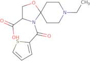 8-Ethyl-4-(thiophene-2-carbonyl)-1-oxa-4,8-diazaspiro[4.5]decane-3-carboxylic acid