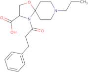 4-(3-Phenylpropanoyl)-8-propyl-1-oxa-4,8-diazaspiro[4.5]decane-3-carboxylic acid