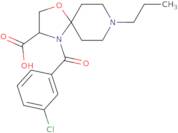 4-(3-Chlorobenzoyl)-8-propyl-1-oxa-4,8-diazaspiro[4.5]decane-3-carboxylic acid