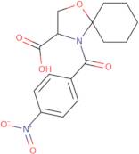 4-(4-Nitrobenzoyl)-1-oxa-4-azaspiro[4.5]decane-3-carboxylic acid