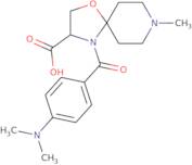 4-[4-(Dimethylamino)benzoyl]-8-methyl-1-oxa-4,8-diazaspiro[4.5]decane-3-carboxylic acid