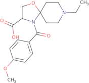 8-Ethyl-4-(4-methoxybenzoyl)-1-oxa-4,8-diazaspiro[4.5]decane-3-carboxylic acid