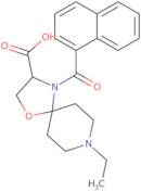 8-Ethyl-4-(naphthalene-1-carbonyl)-1-oxa-4,8-diazaspiro[4.5]decane-3-carboxylic acid