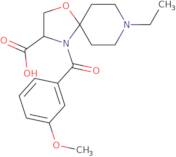 8-Ethyl-4-(3-methoxybenzoyl)-1-oxa-4,8-diazaspiro[4.5]decane-3-carboxylic acid