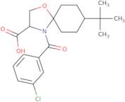 8-tert-Butyl-4-(3-chlorobenzoyl)-1-oxa-4-azaspiro[4.5]decane-3-carboxylic acid