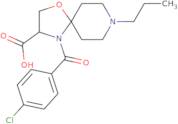 4-(4-Chlorobenzoyl)-8-propyl-1-oxa-4,8-diazaspiro[4.5]decane-3-carboxylic acid