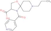 8-Propyl-4-(pyridine-4-carbonyl)-1-oxa-4,8-diazaspiro[4.5]decane-3-carboxylic acid