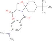 8-tert-Butyl-4-[4-(dimethylamino)benzoyl]-1-oxa-4-azaspiro[4.5]decane-3-carboxylic acid